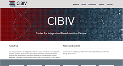 Desktop Screenshot of cibiv.at