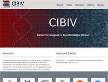 Tablet Screenshot of cibiv.at
